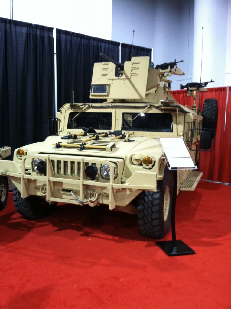 Military Humvee at SEMA 2012