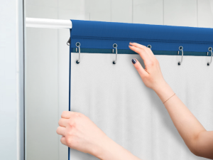 shower curtain install