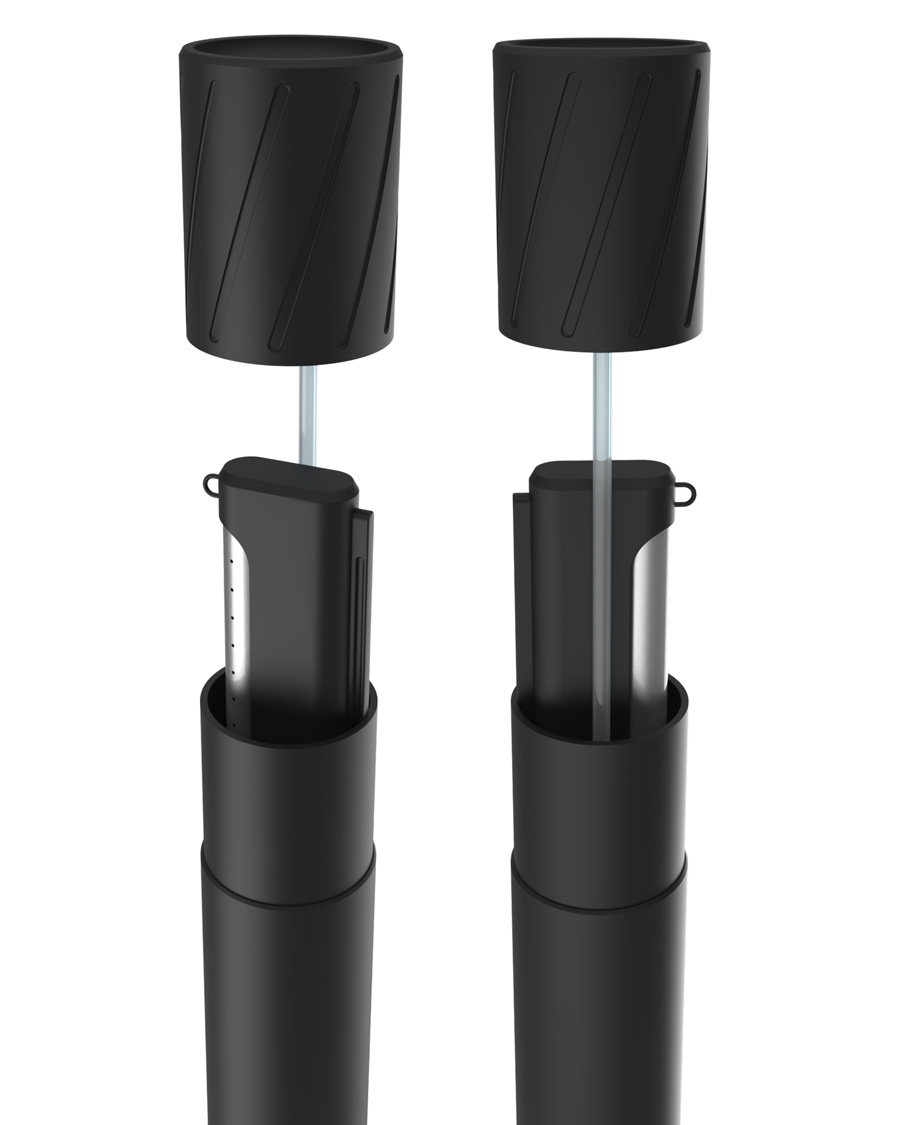 front and back of case