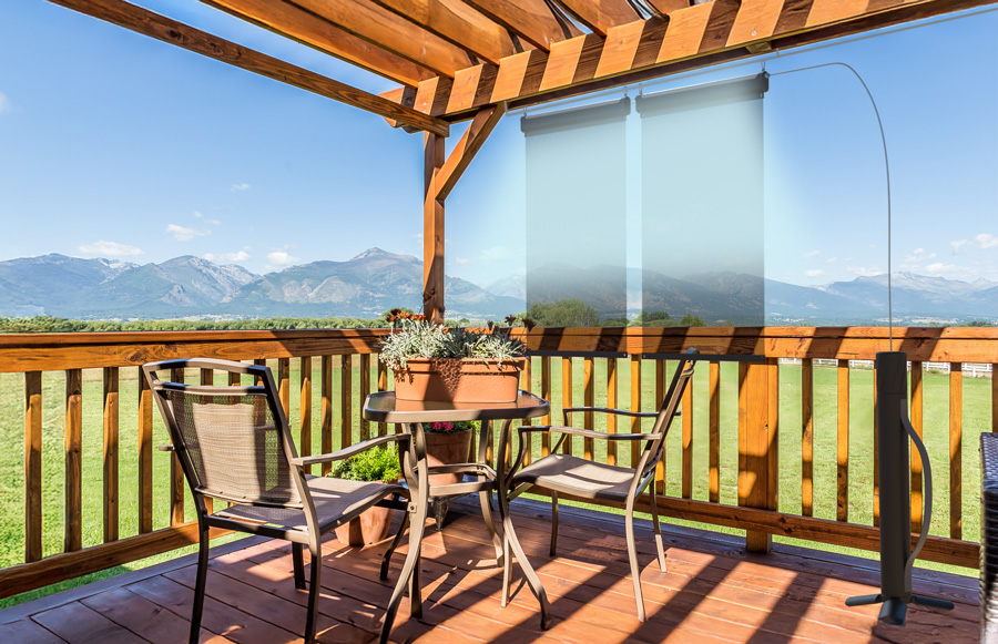 misting on patio deck