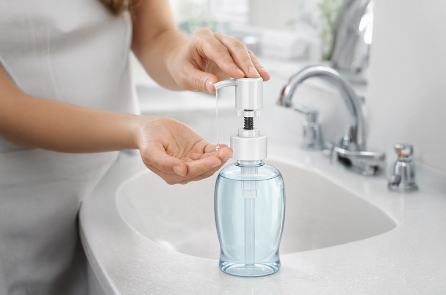 product lineup different colors and sizes bottles