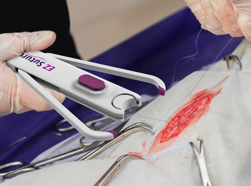 product in use by surgeon