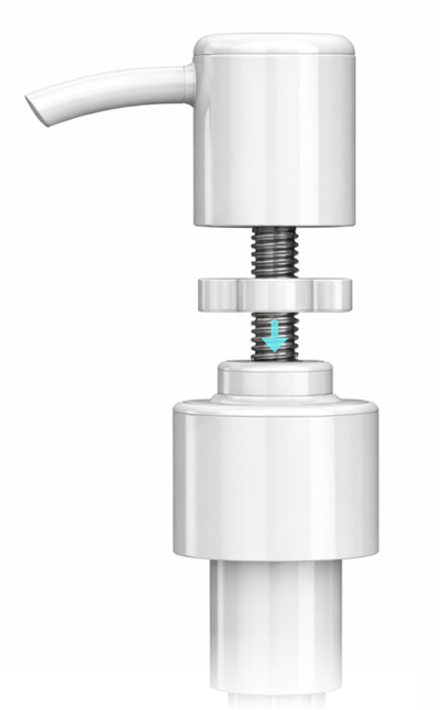 pump adjusted to reduce