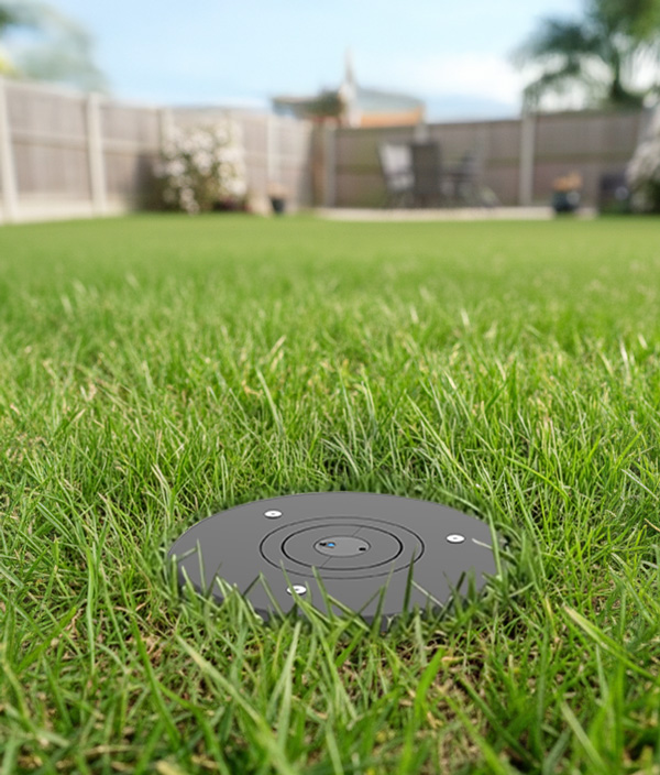 product installed in yard