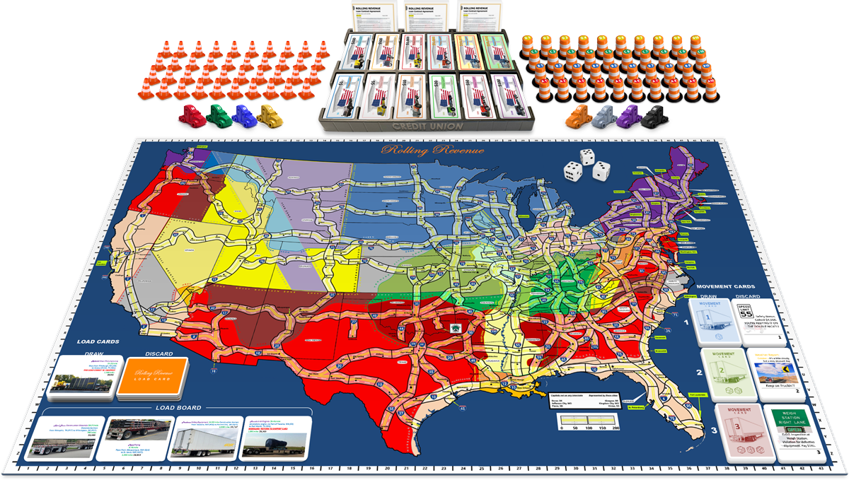 all-components-layout_01 spread of all game components displayed